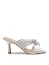 Michael Kors Alessia Mule In White Leather