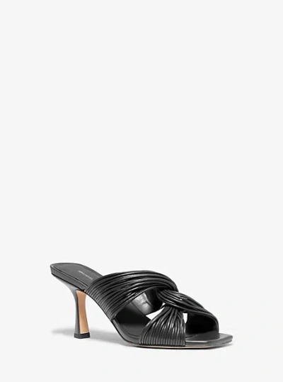 Michael Kors Alessia Mule Sandal In Black