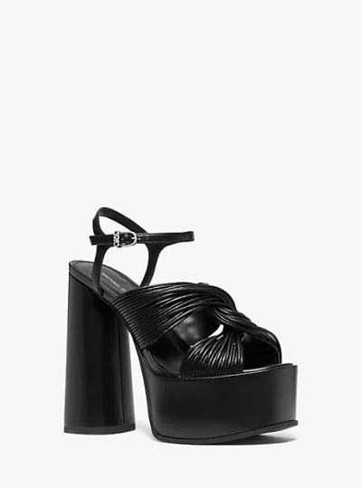 Michael Kors Alessia Platform Sandal In Black