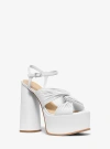 Michael Kors Alessia Platform Sandal In White