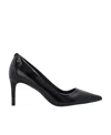 Michael Kors Alina Flex Pumps In Black Patent Leather In Black