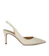 Michael Kors Alina Flex Cream Slingback Pumps In Neutral