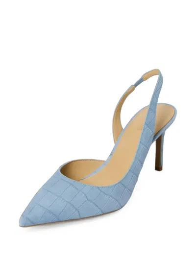 Michael Kors Alina Flex Croc-effect Slingback Pumps In Multi