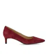 Michael Kors Alina Flex Kitten Mulberry Pump In Burgundy