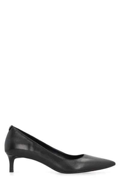 Michael Kors Alina Flex Leather Pumps In Black