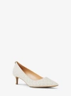Michael Kors Alina Flex Signature Logo Kitten Heel Pump In Multi