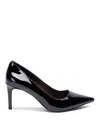 Michael Kors Alina Flex Pumps In Black Patent Leather In Black
