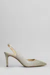 Michael Kors Alina Pumps In Gold Glitter In Gold