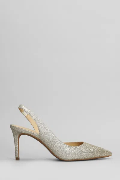 Michael Kors Alina Pumps In Gold Glitter
