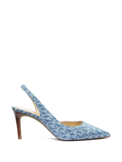 Michael Kors Alina Sling Pumps In Blue