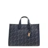 Michael Kors Gigi Large Tote Bag In Blue