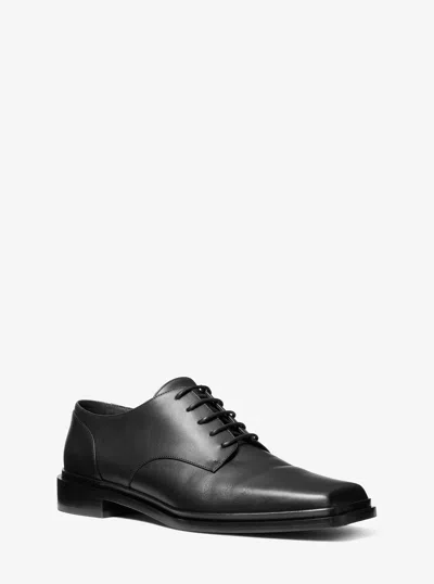 Michael Kors Allegra Leather Oxford In Black