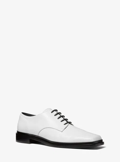 Michael Kors Allegra Leather Oxford In White