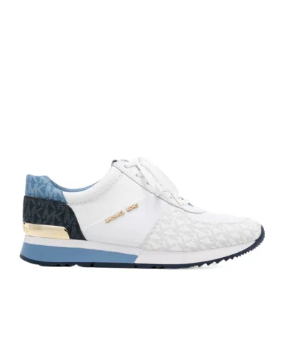 Michael Kors Allie Panelled Sneakers In White