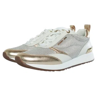 Pre-owned Michael Kors , Allie Stride Trainers In Gray