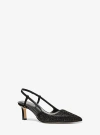Michael Kors Alora Embellished Slingback Pump In Black