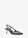 Michael Kors Alora Studded Pointed Toe Pumps In Black