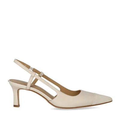 Michael Kors Alora Light Cream Slingback Pump In Neutral