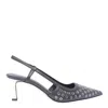 Michael Kors Alora Slingback Decollete In Black
