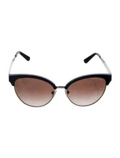 Pre-owned Michael Kors Amalfl Wayfarer Sunglasses In Black