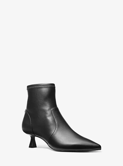 Michael Kors Amali Kitten Boot In Black