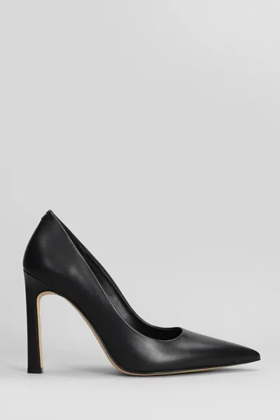 Michael Kors Pointed Toe High Heel Pumps In Black