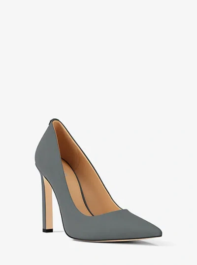 Michael Kors Amara Suede Pump In Gray
