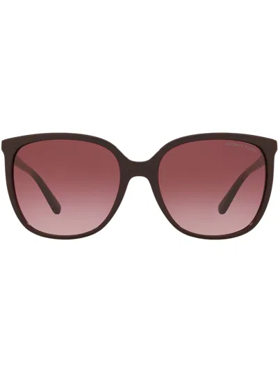 Michael Kors Mk2137u Anaheim 33448h Occhiali Da Sole Purple Per Donna In Burgundy