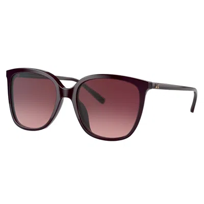 Michael Kors Anaheim Mk 2137u 33448h 57mm Womens Square Sunglasses In Pink