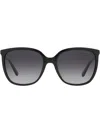 Michael Kors 57mm Gradient Cat Eye Sunglasses In Grey