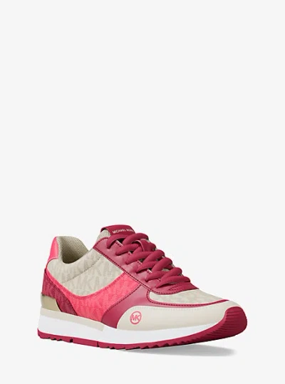 Michael Kors Andi Mixed-media Trainer
