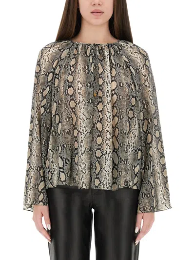 Michael Kors Animal Print Blouse