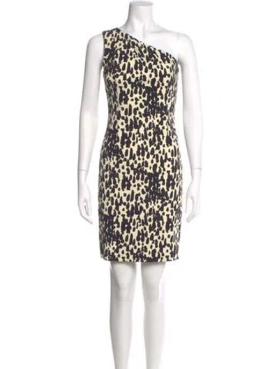 Pre-owned Michael Kors Animal Print Mini Dress In Multi