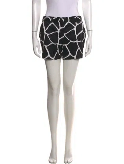 Pre-owned Michael Kors Animal Print Mini Shorts In Multi