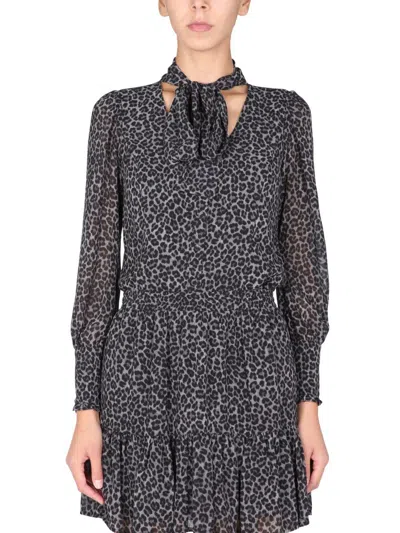 Michael Kors Animal Print Shirt In Multi
