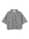 Michael Kors Animal-print Shirt In White