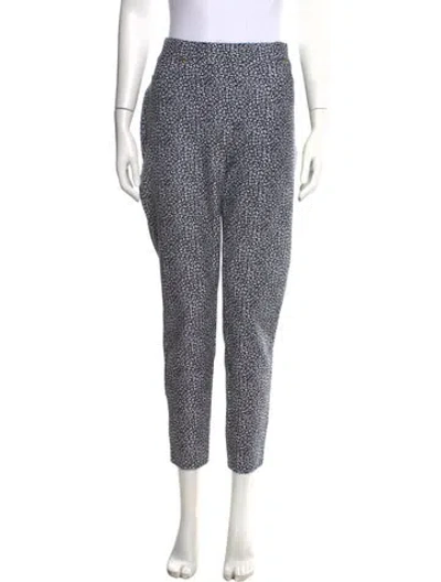 Pre-owned Michael Kors Animal Print Straight Leg Pants