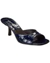 Michael Kors Anita Runway Croc-embossed Leather Sandal