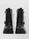 Michael Kors Ankle Block Heel Buckle Sole Boot