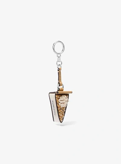 Michael Kors Apple Pie Bag Charm In Brown