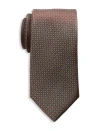 Michael Kors Archer Mini Grid Patterned Tie In Camel