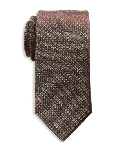 Michael Kors Archer Mini Grid Patterned Tie In Camel