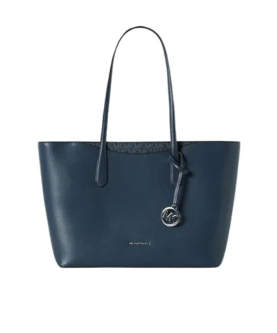 Michael Kors Arden Large Handbag In Navy Blue
