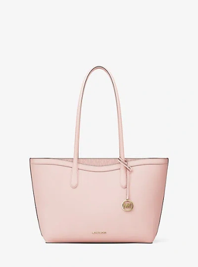 Michael Kors Arden Large Pebbled Leather Tote Bag In Pink