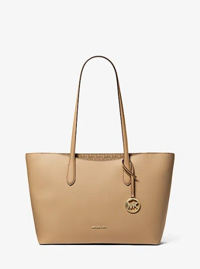 Michael Kors Arden Large Top-zip Tote Bag In Brown