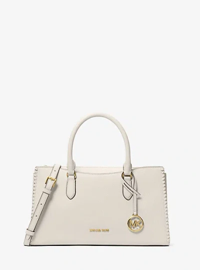 Michael Kors Arden Medium Satchel In Brown