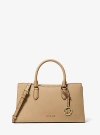 Michael Kors Arden Medium Top-zip Satchel In Brown