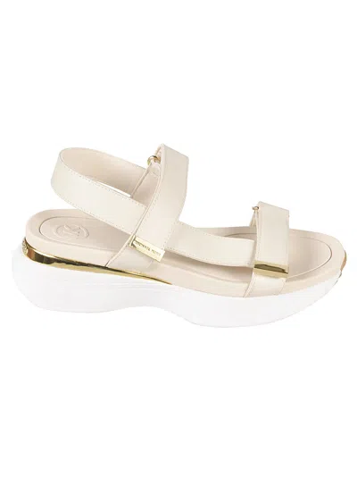 Michael Kors Ari Light Cream Platform Sandal In White