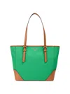 Michael Kors Aria Large Tote Bag In Green