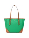 Michael Kors Aria Large Tote Bag In Green
